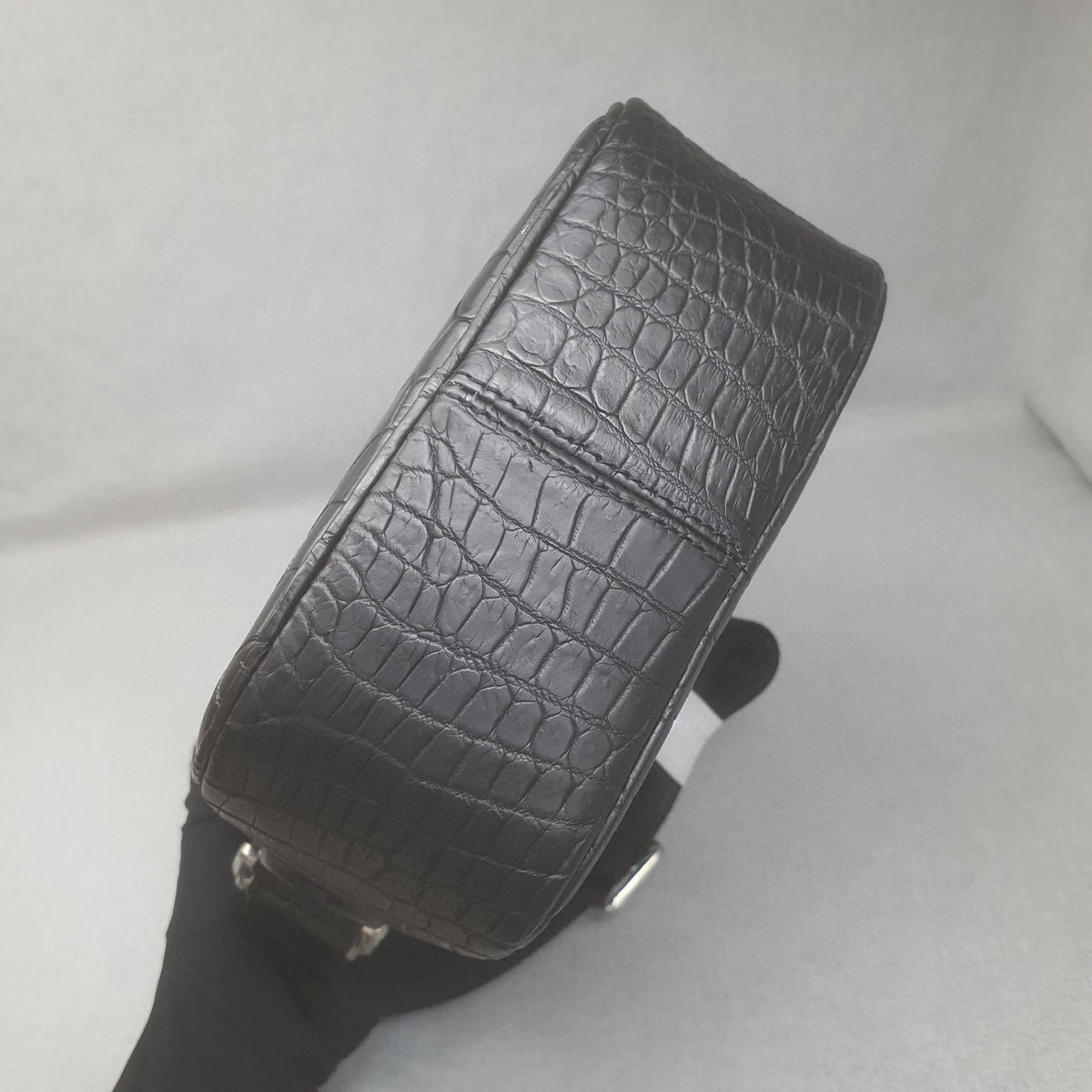 Crocodile Leather Small Crossbody Shoulder Bag