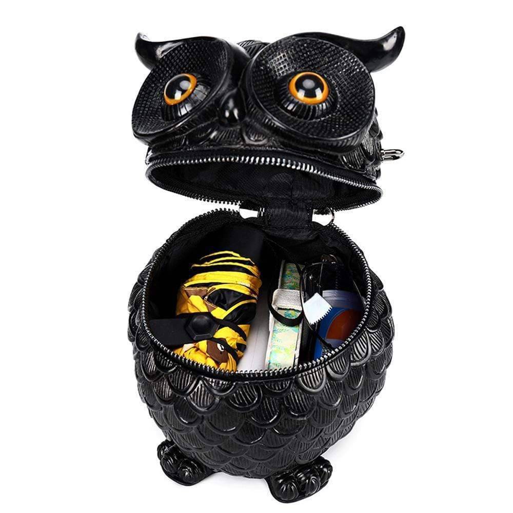 3D Owl Handle Shoulder Messenger Cross body Backpack