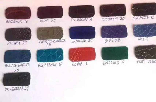Colorazione in pelle effetto pelle di coccodrillo