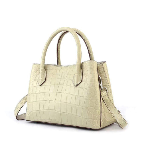 Women's Mini Top Handle Tote Bags Cream