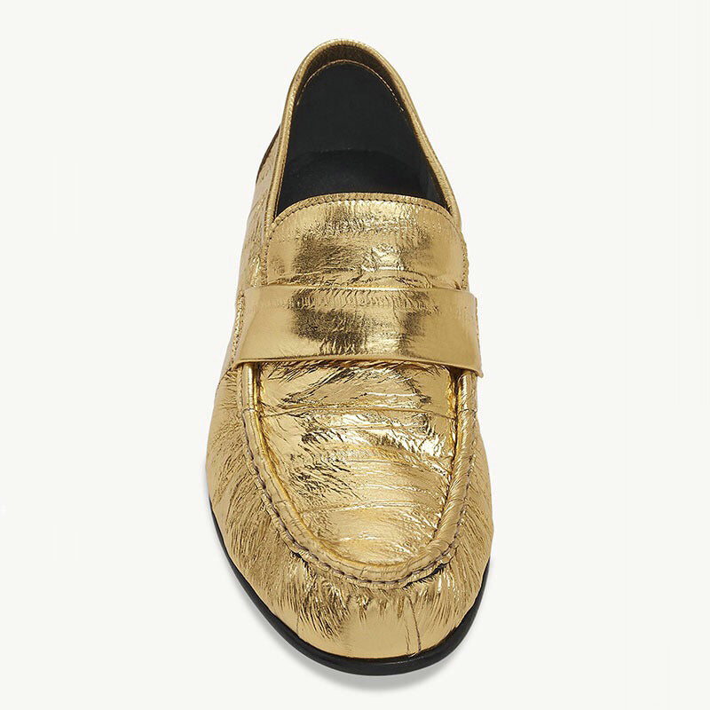 Eel Skin Loafers For Women