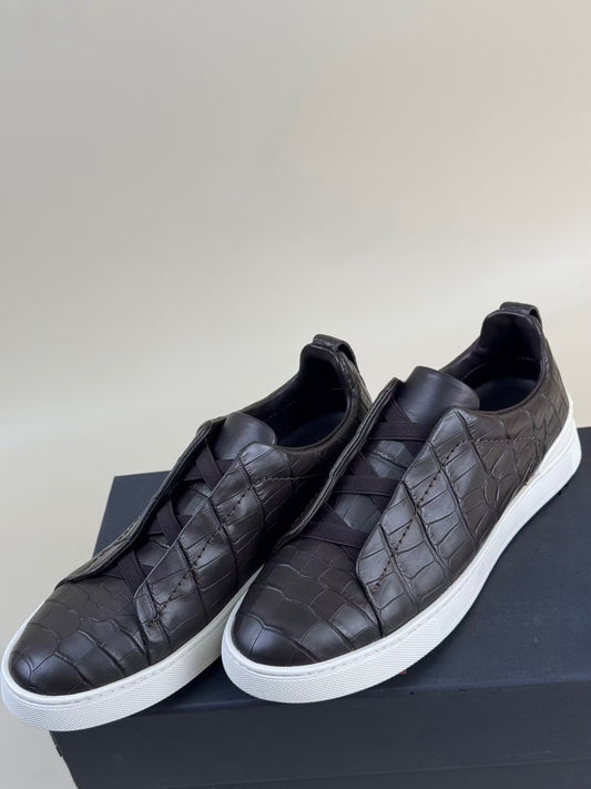 alt
Sneakers in vera pelle di coccodrillo, preordine