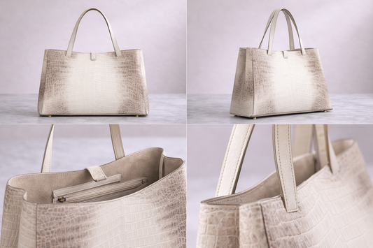Borsa Shopper Tote Grande Himalaya Bianca in Preordine