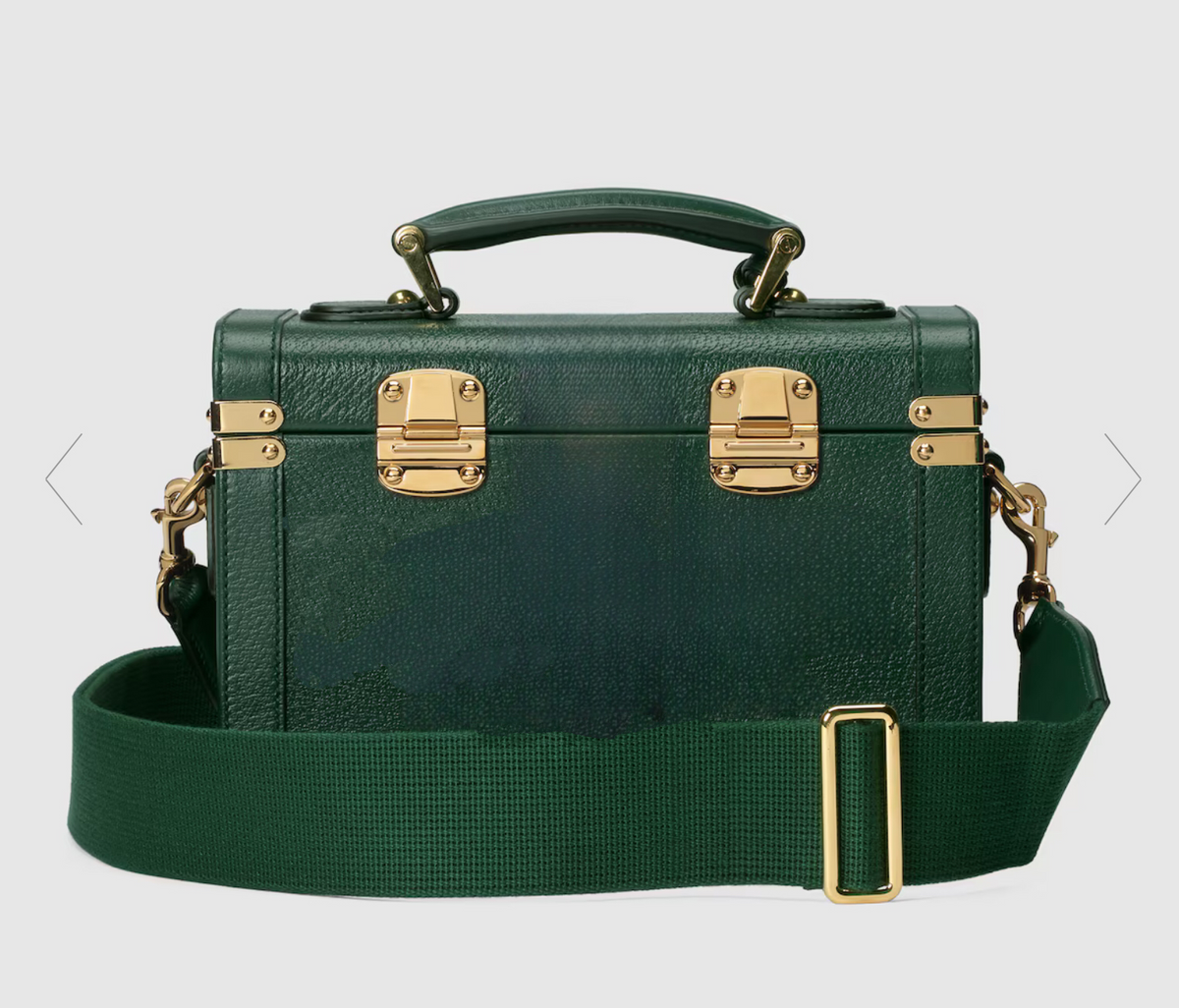 Preorder Matt Crocodile Leather Top Handle Beauty Case Bag