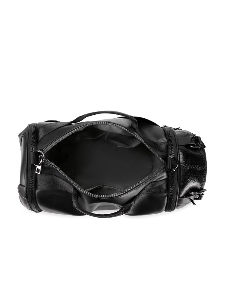 alt
Borsa duffel 3D in pelle PU con grande teschio borchiato, borsa da viaggio a tracolla