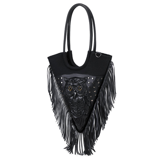 alt
Zaino 3D in PU con borchie, cuore teschio e nappina, borsa punk a tracolla,