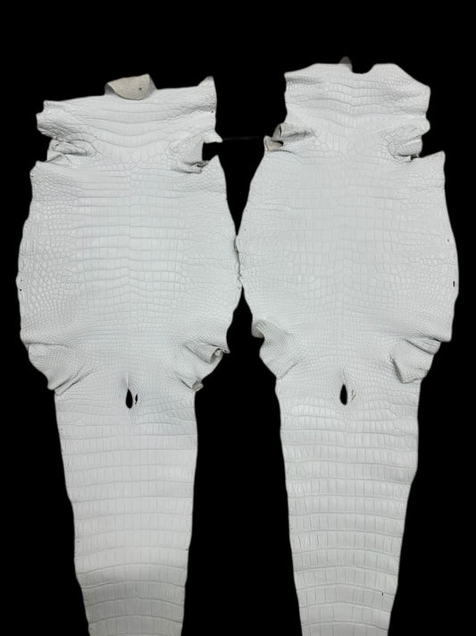 Sneakers preordinabili in pelle di ventre di coccodrillo