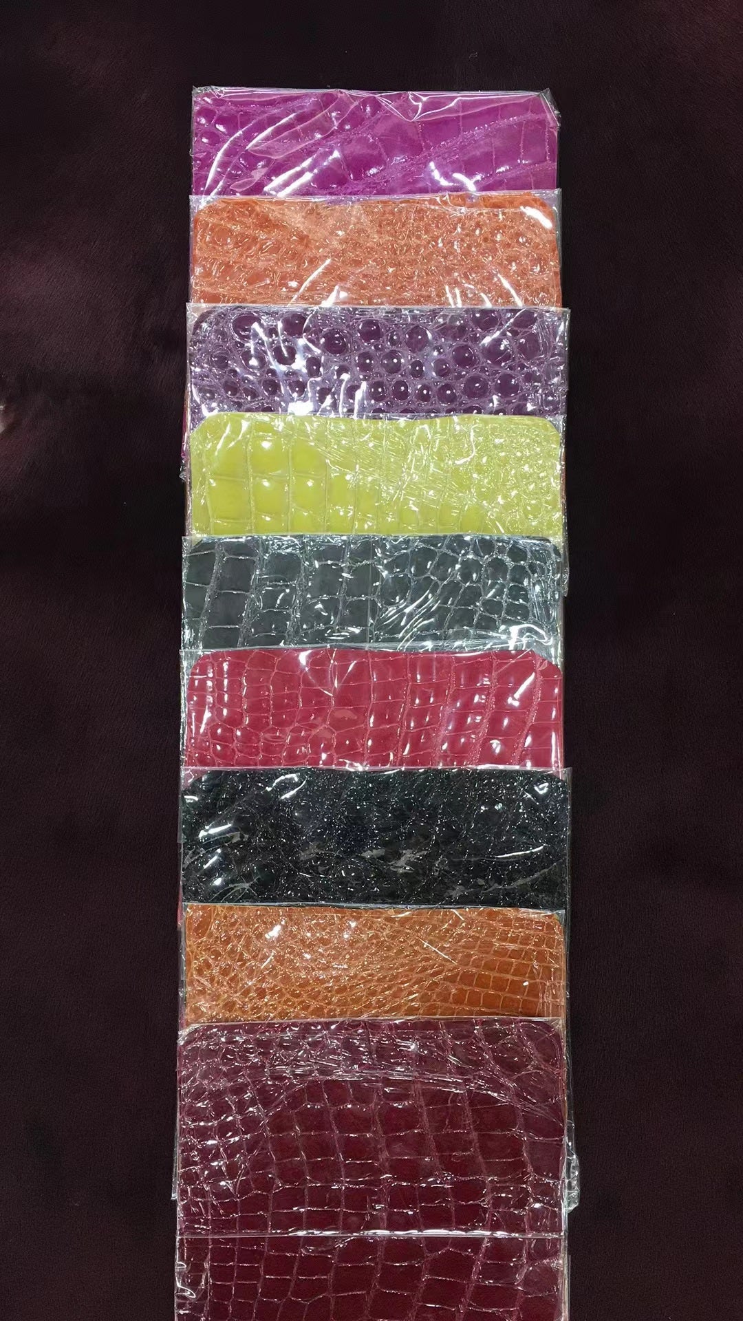 High Shiny Genuine Crocodile Skin Leather Zip Wallets