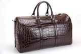 Crocodile Belly Leather Super Large Travel Duffel Bag
