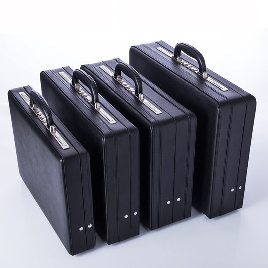 Valigetta business grande in pelle con combinazione