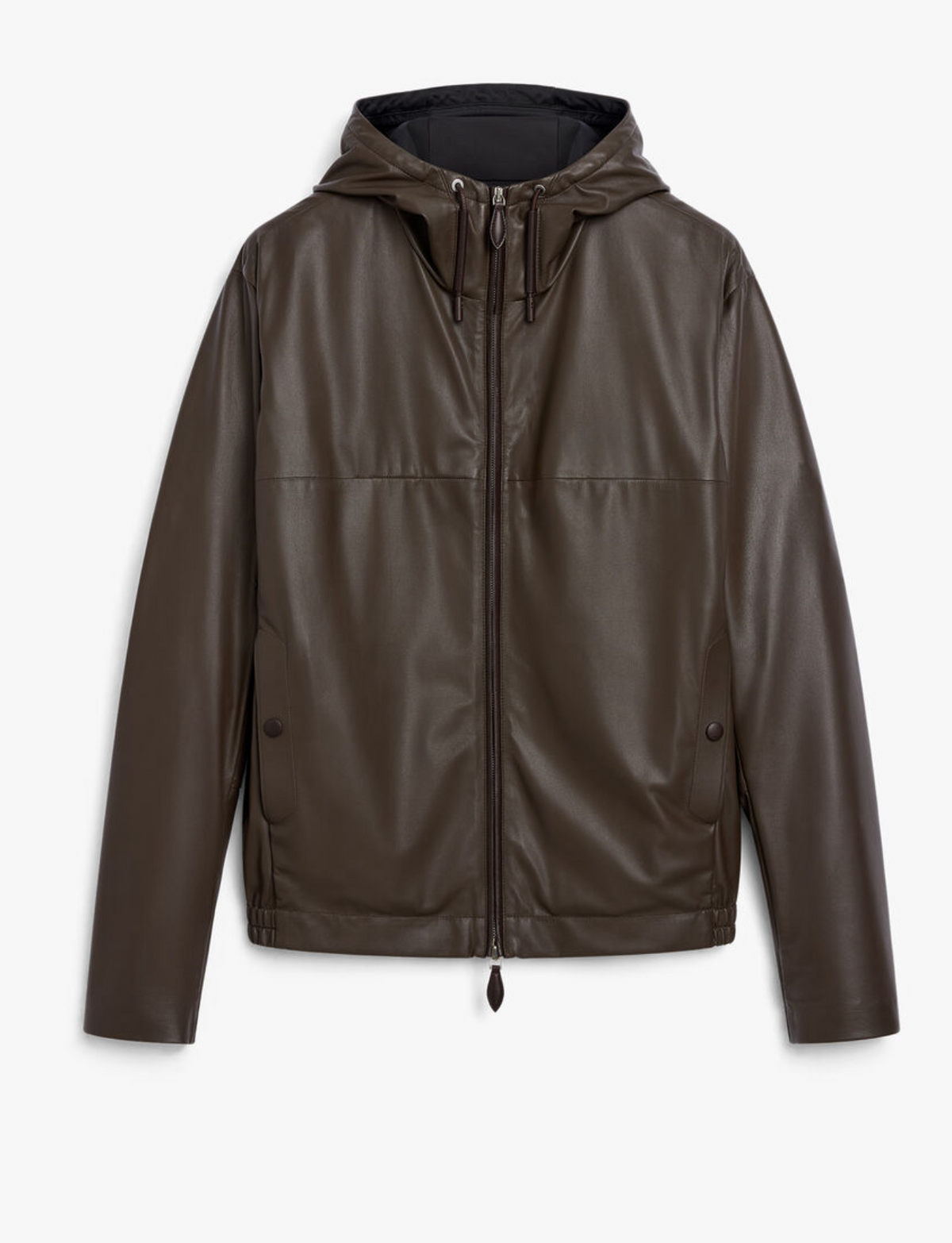 Preorder Mens Jackets , Brown Calfskin Leather Jacket