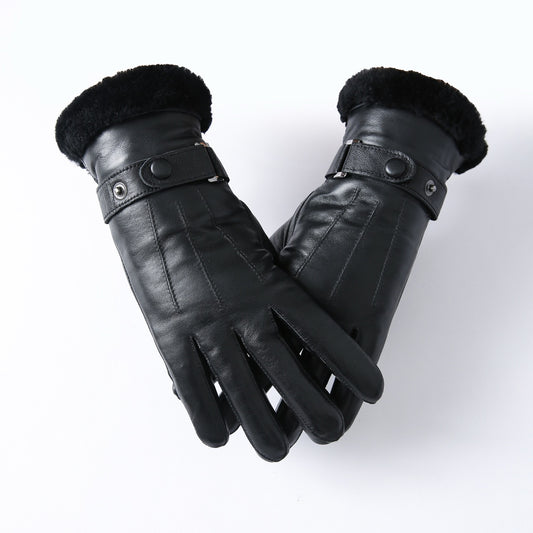 Unisex Winter Warm Gloves, Thermal Fleece Lined Touchscreen Texting Mitten Soft Warm Driving Morocycle Ski Gloves