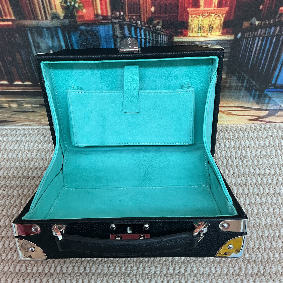 Leather Jewlry And Watch Box Small
