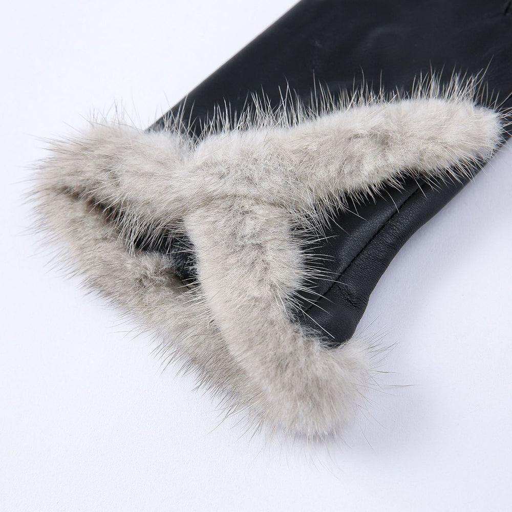 Womens Gloves, Lined Touchscreen Texting Mitten Soft Driving Morocycle Snap Cuff Gloves Gloves