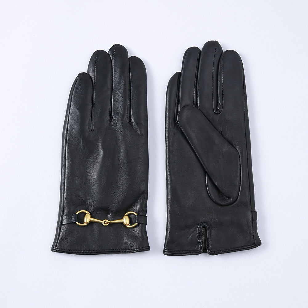 Womens Gloves, Lined Touchscreen Texting Mitten Soft Driving Morocycle Snap Cuff Gloves Gloves