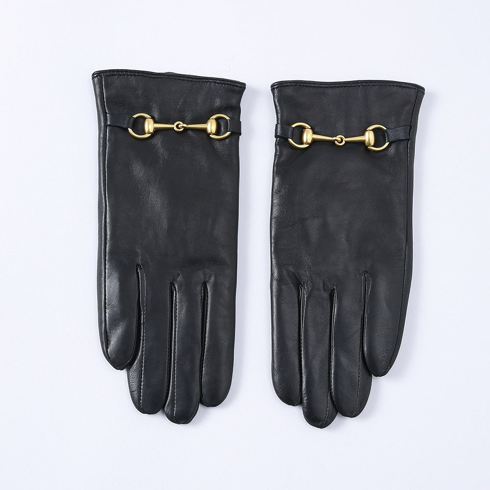 Womens Gloves, Lined Touchscreen Texting Mitten Soft Driving Morocycle Snap Cuff Gloves Gloves