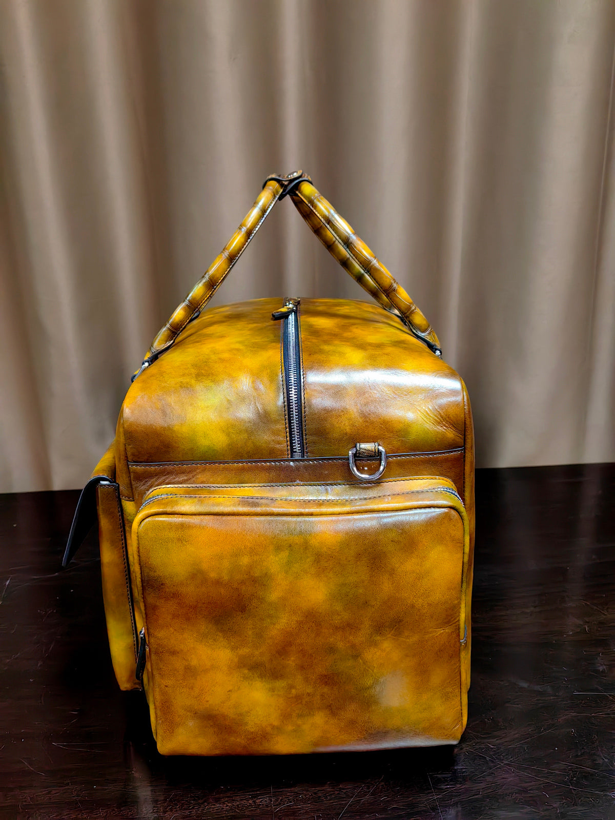 alt
Borsone da viaggio unisex extra large in pelle vintage marrone