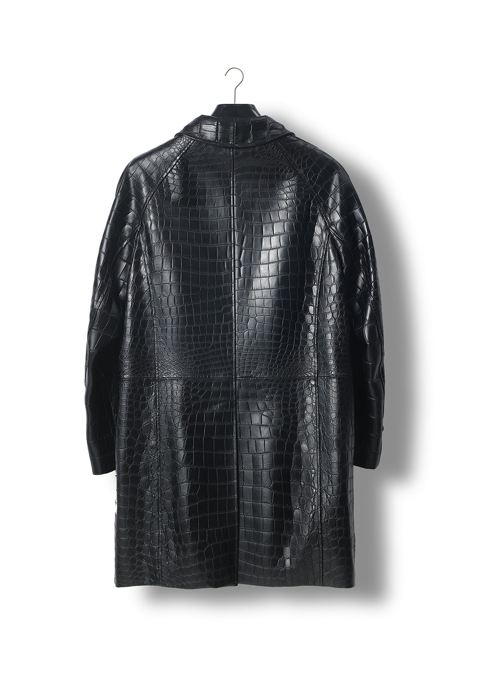 Windbreaker da uomo in pelle di coccodrillo Nile