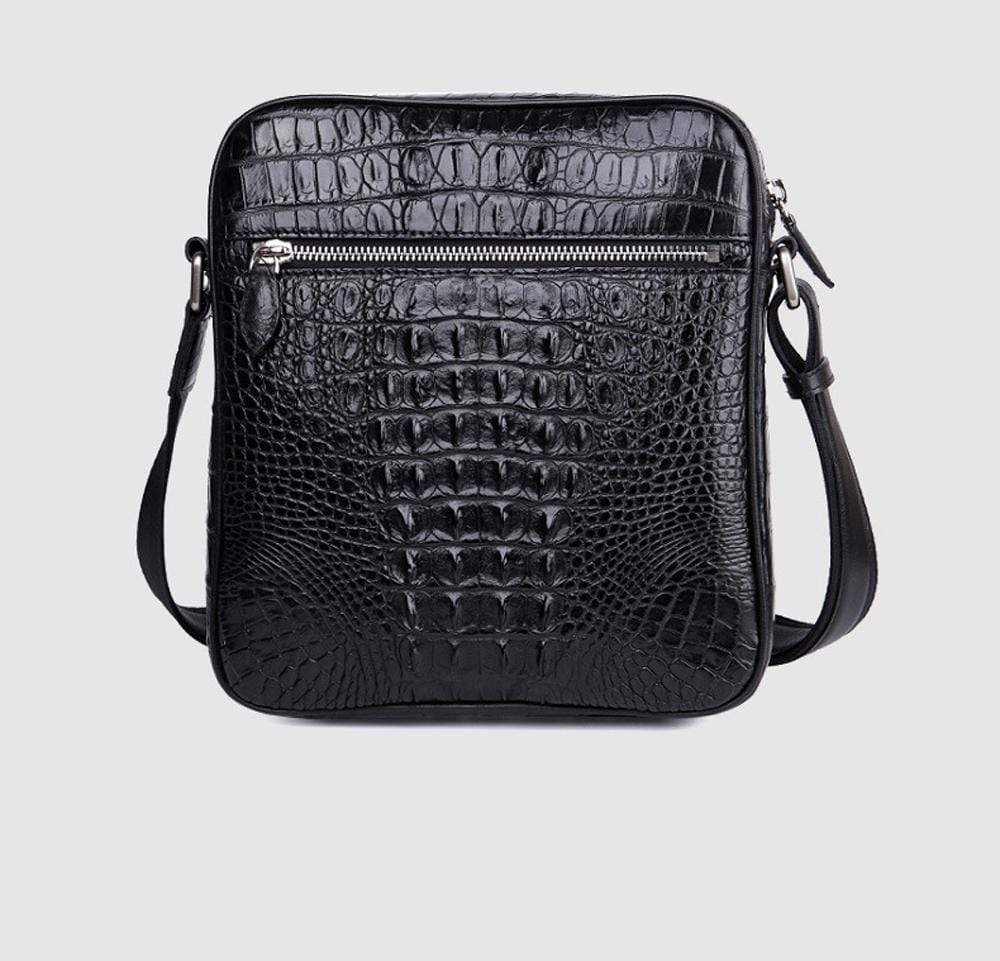 Genuine Crocodile Leather Messenger Bag
