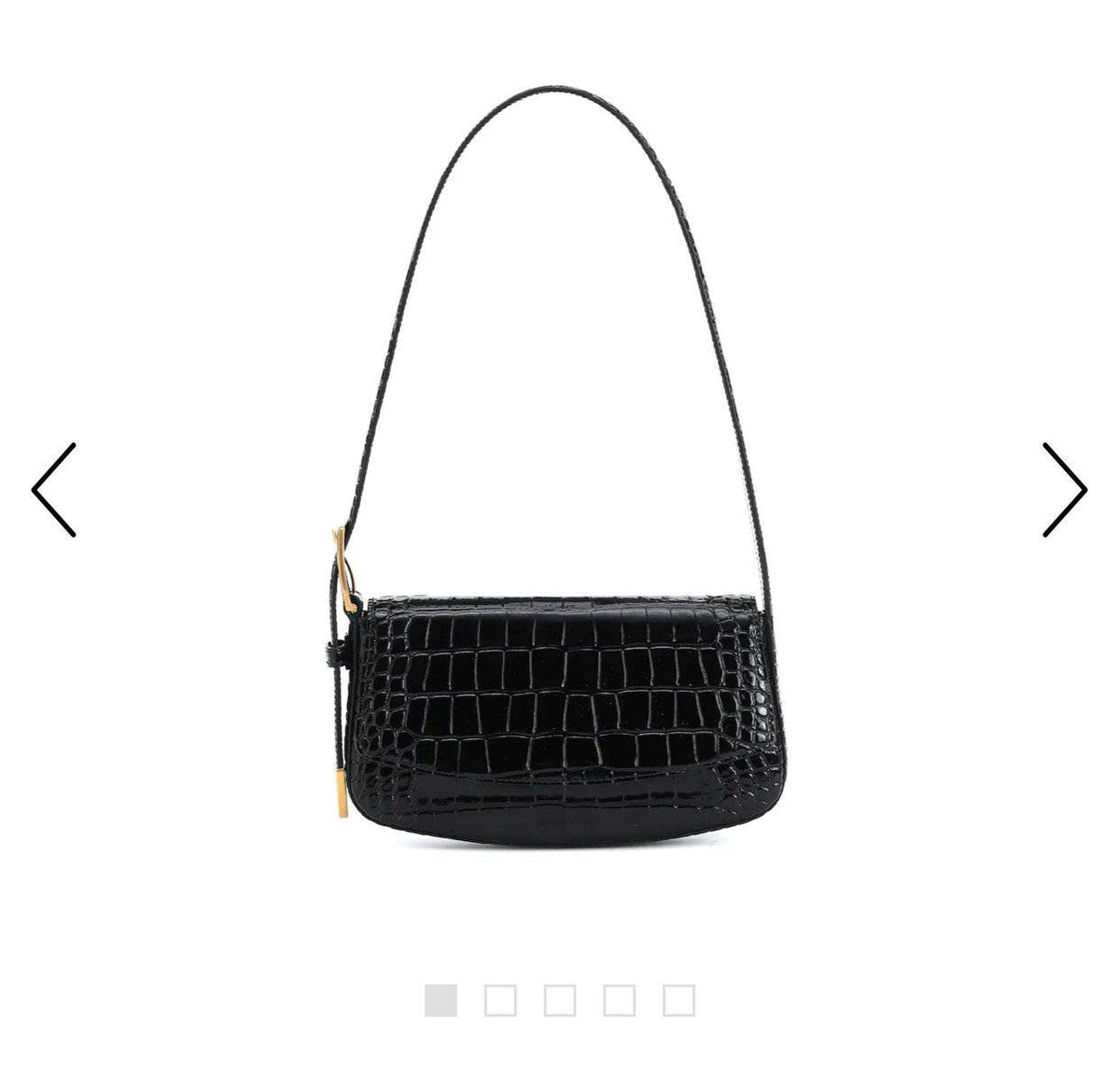 Preorder Crocodile Leather Shoulder Bag With Two Handles For Lady