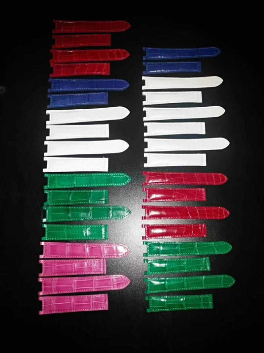 Cinturino per orologio in vera pelle di coccodrillo in preordine