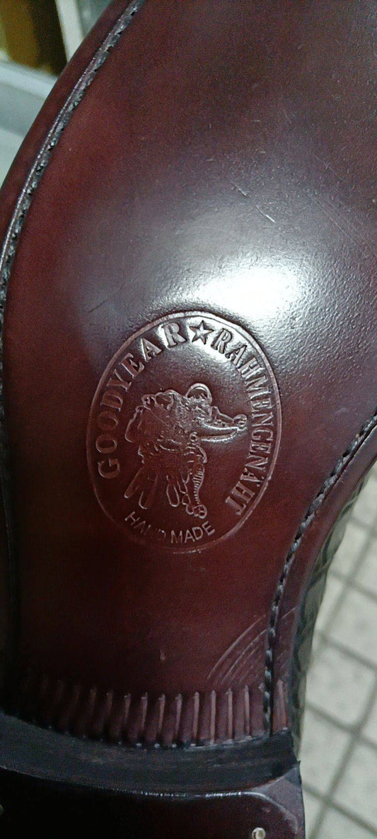 Preordine GenuinePearl Scarpe formali da uomo in pelle di razza con punta brogue e lacci, per matrimonio e ufficio