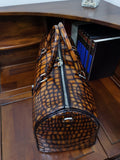Preorder Men's Vintage Crocodile Leather Travel Duffel Holdall Bag