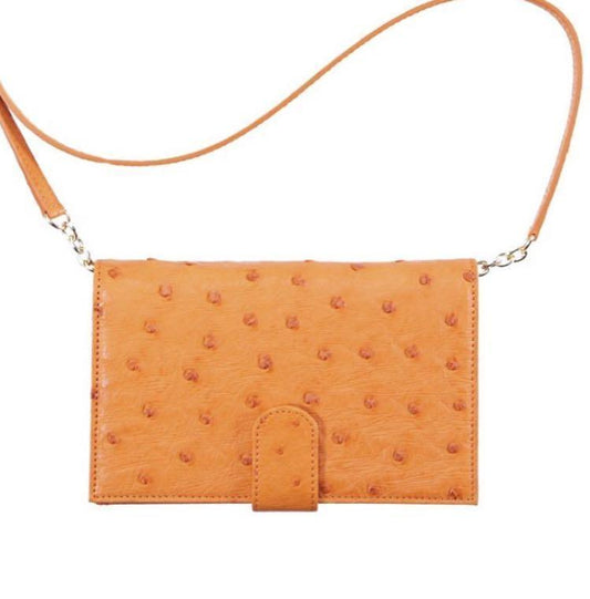 alt
Preordine Borsa a tracolla da donna in pelle di struzzo tipo clutch