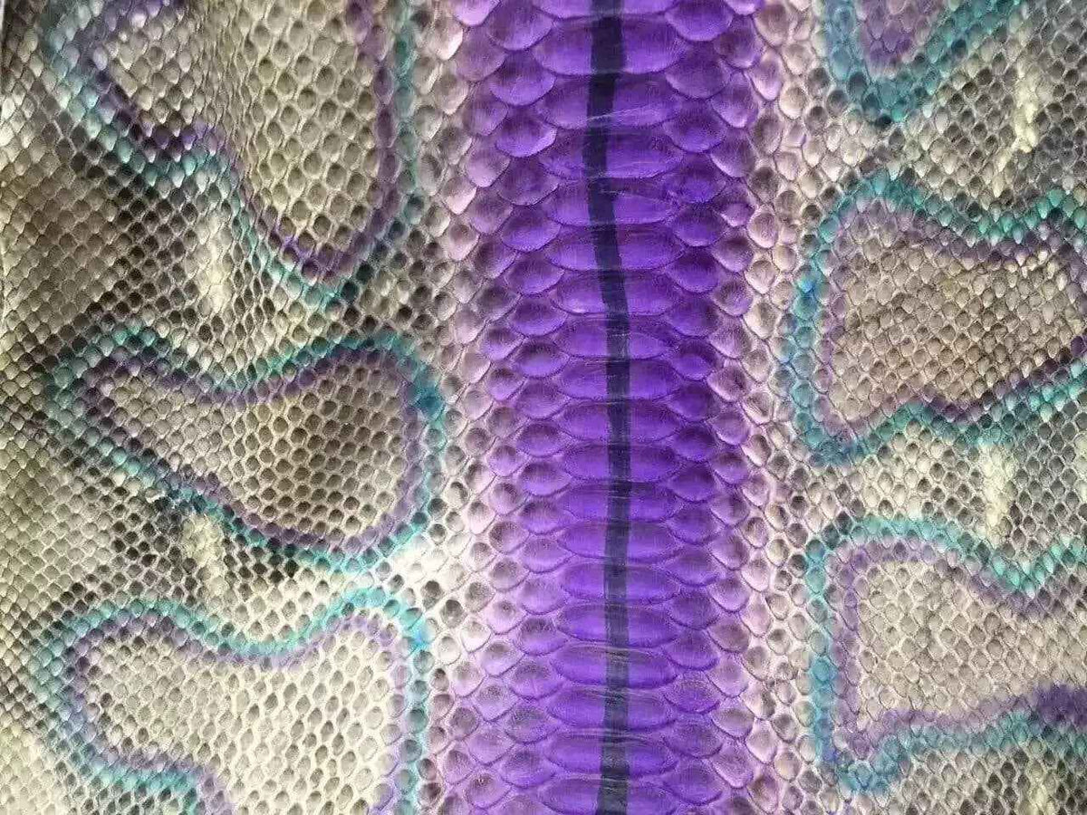 Colorazione in pelle effetto pitone