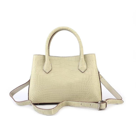 Women's Mini Top Handle Tote Bags Cream
