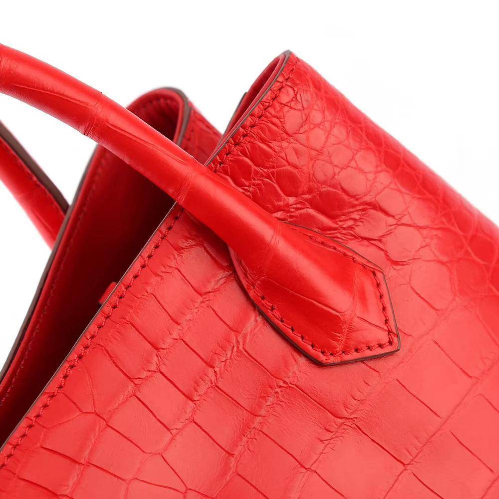 Women's Mini Top Handle Tote Bag Red