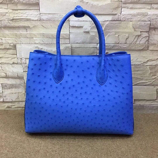 Women's Ostrich Leather Tote bags 35cm