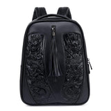 3D Animal Backpack 3D Chinese Double Flying Dragon Backpack,Waterproof 14 Inch Lightweight Computer Rucksack