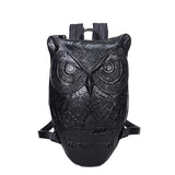 Fashion 3D Backpack Owl Backpack 3D Owl Cartoon Laptop Computer Handbags Knapsack For Teenager