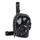Unisex Kreepsville 3D Skull  Waist Chest Sling Bag